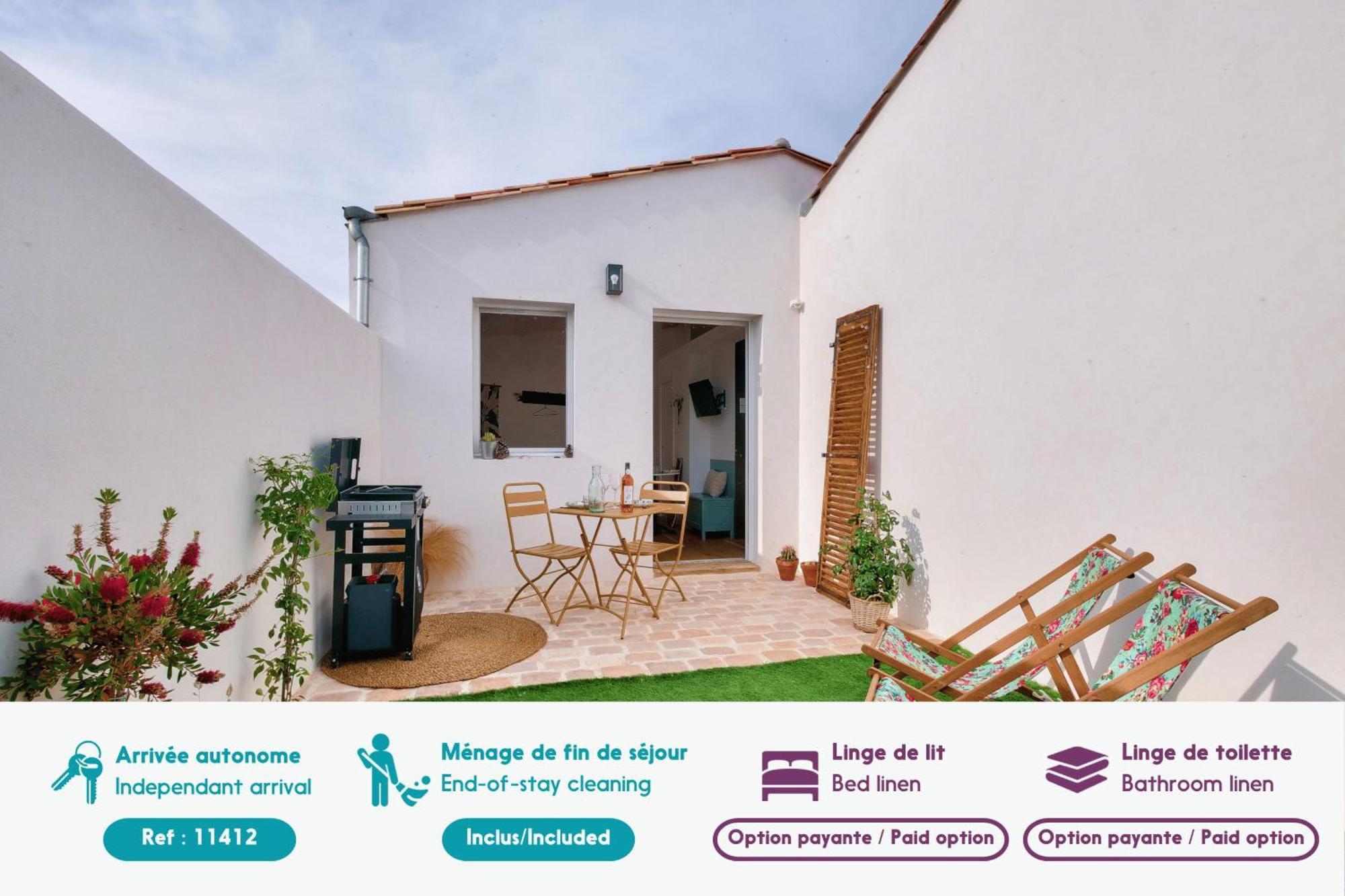 Studio Avec Terrasse A 250 Metres Du Port Rivedoux-Plage Zewnętrze zdjęcie